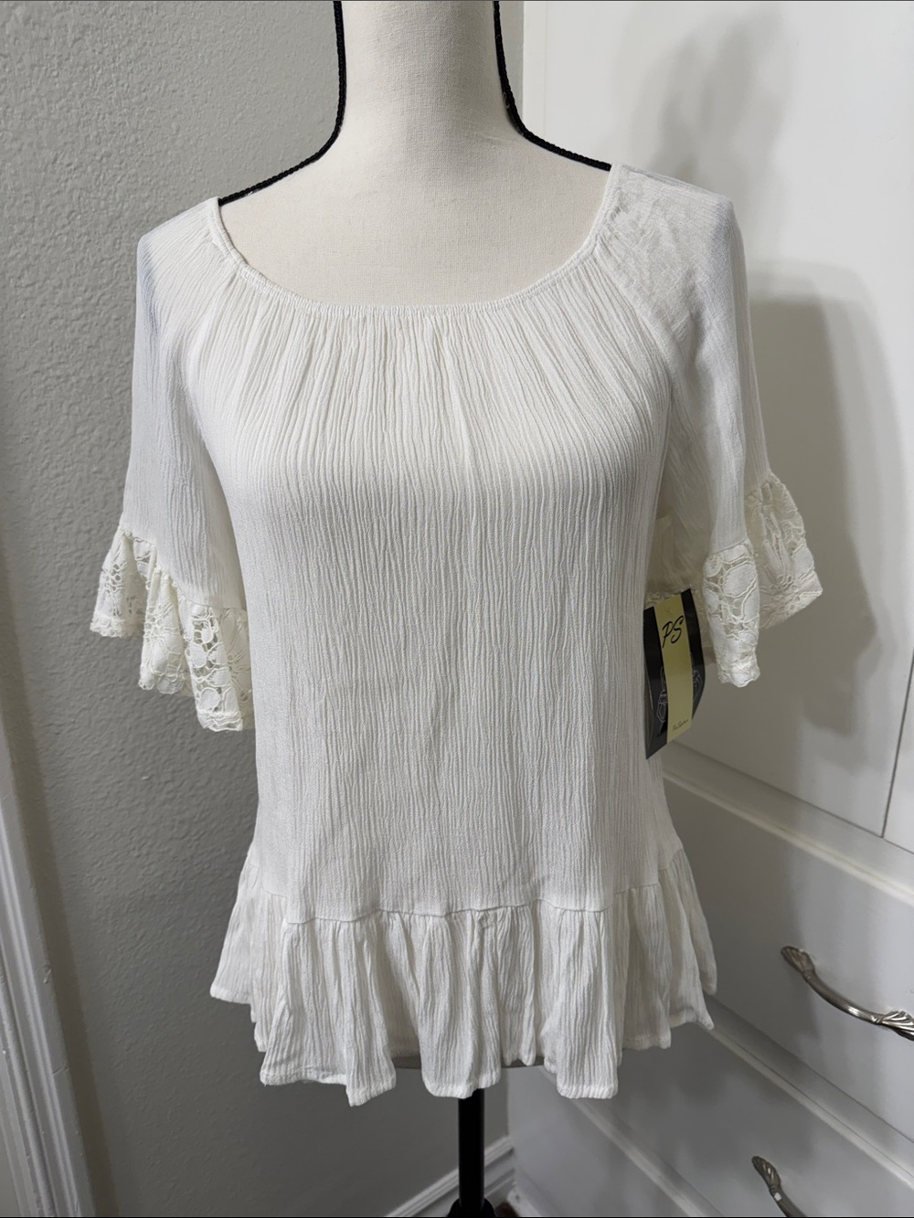 NWT PerSeption Concept White Shirt
